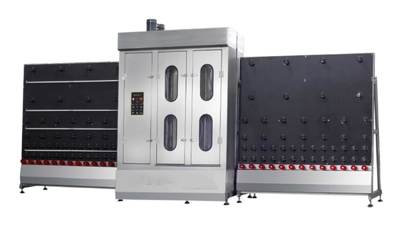 China PLC Wasmachine van het Controle de Verticale Glas voor Gordijngevelglas 6 Borstels leverancier